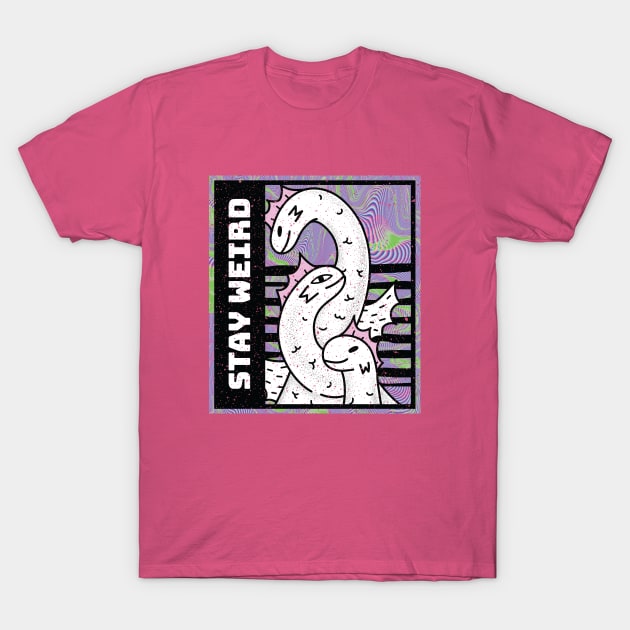 Inspiration Kaiju: Ouroboros say stay weird! T-Shirt by Perpetual Brunch